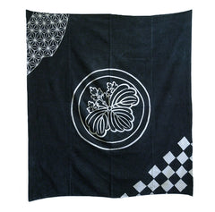 A Tsutsugaki Dyed Furoshiki: Beautifully Graphic Design