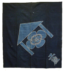 A Very Large Tsutsugaki Furoshiki: Heavy Cotton