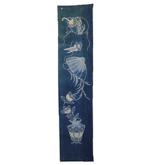 A Length of Tsutsugaki Dyed Cotton: Beautiful Objects in Hand Drawn Lines