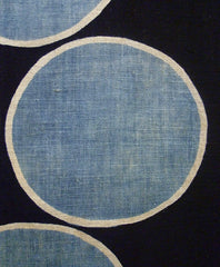 A Length of Tsutsugaki Dyed Cotton: Hand Spun Yarns, Graphic Image