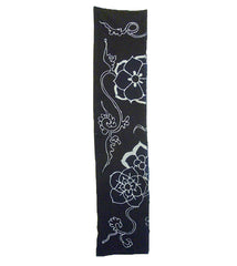 A Length of Tsutsugaki Dyed Cotton: Rustic Drawing