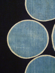 A Length of Tsutsugaki Dyed Cotton: Hand Spun Yarns, Bold Graphics