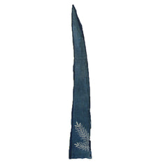 A Sliver of  19th Century Tsutsugaki Dyed Boro: Handspun Cotton