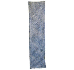 A Length of Double Arashi Shibori: Indigo Dyed Cotton from Arimatsu