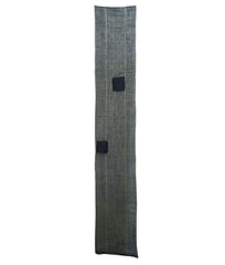 A Long Panel of Hemp and Cotton Kaya: Two Patches