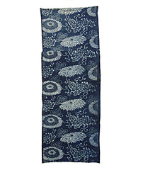 A Length of Pieced Katazome: Peonies and Chrysanthemums