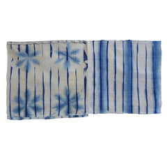 A Pair of Shibori Fragments: Faded Beauties