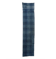 A Subtle Tone-on-Tone Length of Plaid Cotton: Hand Spun Yarns