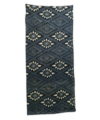 A Length of Katazome Dyed Lightweight Cotton: Two-Toned Diamonds