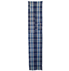 A Plaid-on-Plaid Boro Panel: Same Fabric Patches