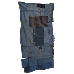 A Small Boro Fragment: Tattered and Reversible