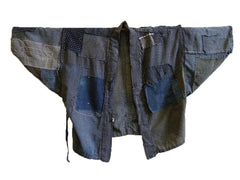 A Ragged Boro Noragi: Patched and Mended Work Coat