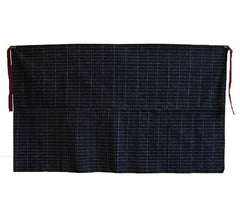 An Unused Indigo Dyed Cotton Koshimaki: Kasuri Under Kimono