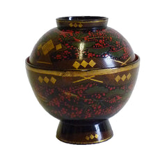 A Lidded Lacquer Bowl from Aizu: Late Edo Period