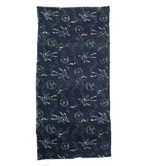 A Length of Katazome Dyed Cotton: Geese, Bats and More