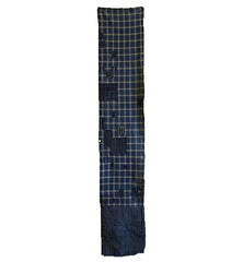 A Length of Beautifully Mended Old Boro Cotton: Many Small Patches