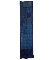 A Length of Beautifully Stitched and Patched Kasuri: Hemp or Ramie