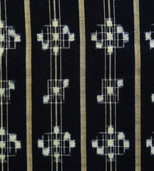 A Sharply Contrasting Kasuri Length: Inky Dark Indigo