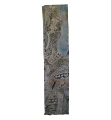 A Very Faded Section from a Nobori Banner: Samurai Imagery
