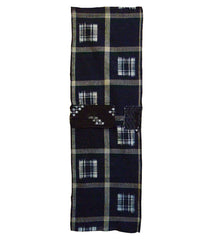 A Patched Length of Kasuri: Indigo Dyed Cotton