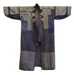 A Boro Cotton Kimono: Purplish Hues and Patching