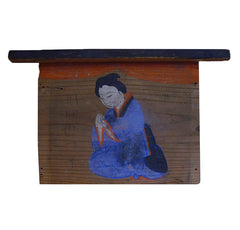 A Hand Painted Ema: Shinto Devotional Plaque