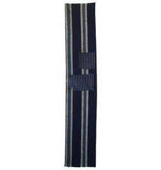 A Boldly Striped Boro Length: Hand Loomed
