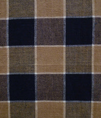 A Handsome Old Plaid Length: Hand Woven Cotton