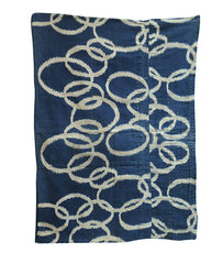 A Two Sided Hand Stitched Small Mat: Repurposed Cotton and Two Distinct Sides