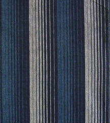 A Length of 19th Century Woven Striped Cotton: Waterfall Image