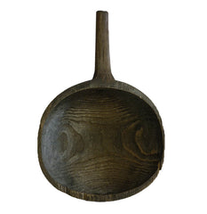A Korean Carved Wood Grain Measure: Wonderful Wear