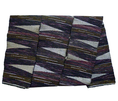 A Sakiori Obi: Dramatic Sharp Triangle Pattern