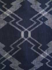A Length of Weft Based Kasuri: Pine Bark Motif