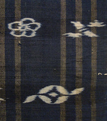 A Length of Striped Kasuri: Weft Based Images