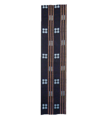 A Length of Striped Kasuri Cotton: Well Cover Motif