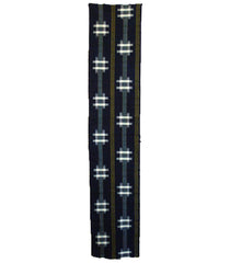 A Cotton Panel from a Futon Cover: Kasuri and Stripes
