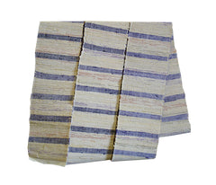 A Narrow Sakiori Obi: Pale Colored Cottons