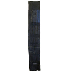 A Length of White Stitched Boro: Indigo Dyed Cotton