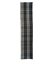 A Length of Very Handsome Zanshi Ori: Blue-on-White Cotton