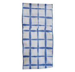An Itajime Shibori Dyed Diaper: Grid Pattern