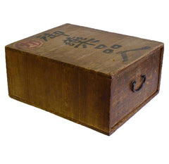 A Small Wooden Drawered Box: Attractive Storage