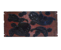 An Elaborately Carved and Lacquered Itajime Board: Channel Back