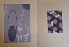 An Accordion Book of Woodblock Designs: Traditional Motifs