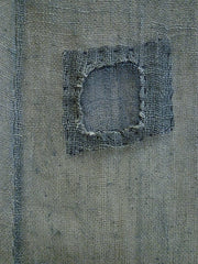 Patched and Repaired Hemp Mosquito Netting: Boro Kaya