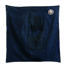 A Boro Furoshiki: Resist Dyed Family Crest