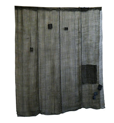 A Four Panel Section of a Hemp Mosquito Net: Cotton Patches