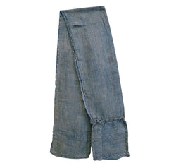 A Beautifully Aged Boro Collar Piece: Sashiko Stitched