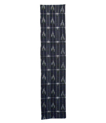 A Length of Kasuri Dyed Cotton: Grid and Arrow Feathers