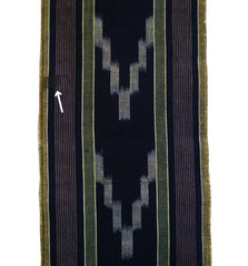 A Length of Large-Scale Kasuri Cotton: Arrow Feathers