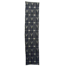 A Length of Kasuri Dyed Cotton: Plaid and Arrow Feather